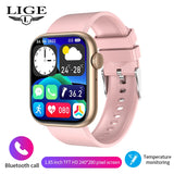 2024 Smart Watch with Wireless Charging, Bluetooth Calls & Fitness Tracking