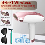 999,999 Flashes IPL Hair Removal Device - Permanent At-Home Laser Epilator with Cooling System
