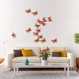 3D Monarch Butterfly Wall Stickers – Realistic PVC Window & Wall Decor for Home, Party & Gifts