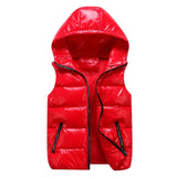 Men's Winter Hooded Padded Vest – Casual Sleeveless Jacket for Autumn & Winter