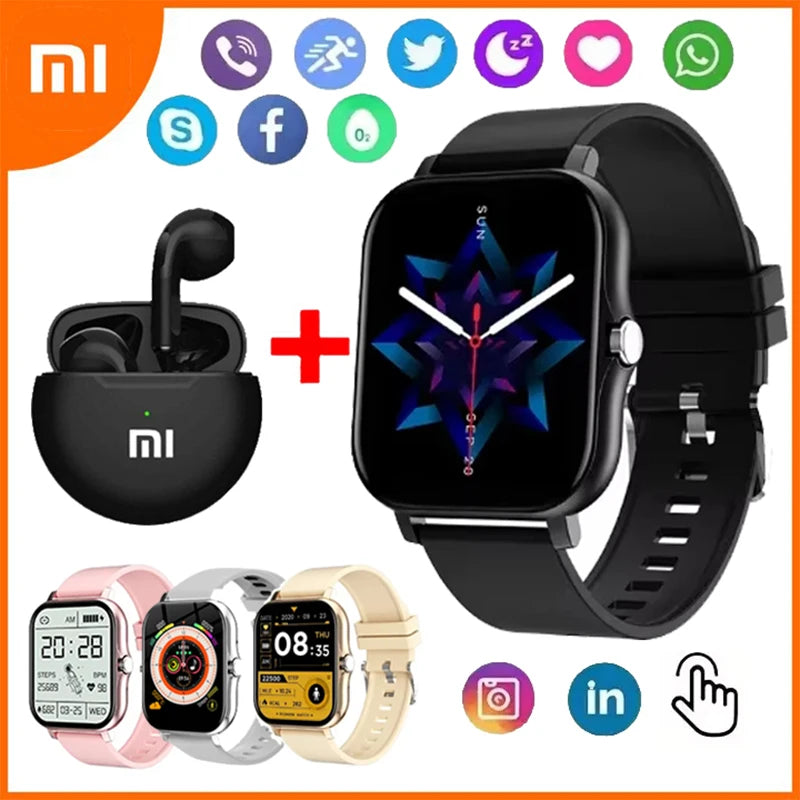 Reloj inteligente con llamadas Bluetooth, seguimiento de actividad física y pantalla HD de 2,01