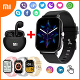 Reloj inteligente con llamadas Bluetooth, seguimiento de actividad física y pantalla HD de 2,01", resistente al agua y compatible con Android e iOS 
