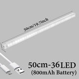 Luz nocturna LED con sensor de movimiento: recargable por USB, montaje magnético y de bajo consumo para emergencias y uso doméstico