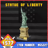 Statue of Liberty Architecture Building Blocks Set – 1577PCS Landmark Model for Kids & Adults