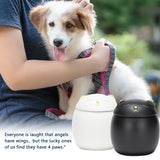 Ceramic Cat Memorial Urn - Pet Ashes Keepsake with Sealed Lid (200ml Capacity)