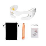 Rechargeable LED Eye Massager with Heat & Vibration – Relieve Fatigue & Reduce Wrinkles
