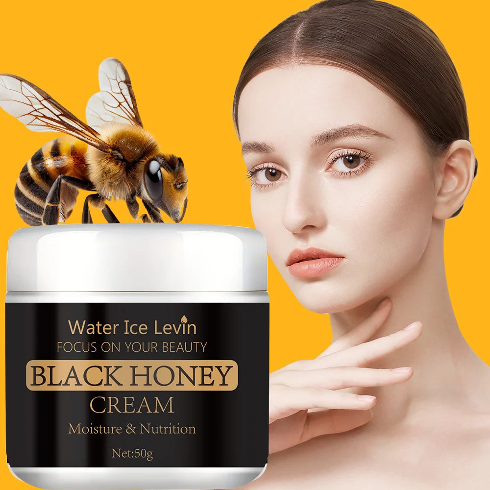 Moisturizing Whitening Black Honey Face Cream for Unisex