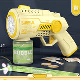 Astronaut Bubble Rocket Launcher - Automatic Bubble Blaster for Kids Outdoor Play