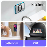 Soporte magnético para teléfono de pared y automóvil WSSHE: agarre seguro, versátil y ultrarresistente