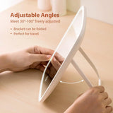 LED Vanity Makeup Mirror – Adjustable Brightness, Touch Screen & USB Rechargeable