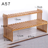 Bamboo 3-Tier Plant Stand – Indoor Flower Pot Rack & Multi-Purpose Storage Shelf
