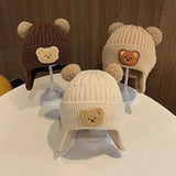 Soft Acrylic Winter Baby Hat for Ages 6 Months to 3 Years