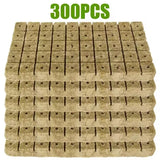 Rockwool Hydroponic Grow Cubes - Seed Starter Plugs for Soilless Gardening