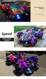 WLtoys F1 Drift RC Car: coche acrobático con control por gestos, tracción en las 4 ruedas, luces LED y efecto de rociado