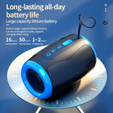 Portable Waterproof Bluetooth Speaker with TWS & Subwoofer Sound