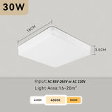 Panel de lámpara de techo LED: accesorio de decoración moderna para el hogar, el dormitorio, el baño y la sala de estar