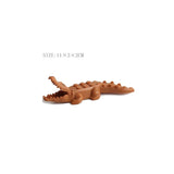 Animal Building Block Set - Farm & Zoo Collection with Goose, Pig, Shark & More
