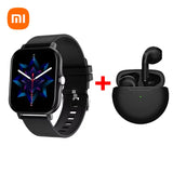 Reloj inteligente con llamadas Bluetooth, seguimiento de actividad física y pantalla HD de 2,01", resistente al agua y compatible con Android e iOS 