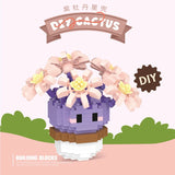 Mini Cactus Succulent Building Block Set – Educational DIY Toy