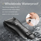 Professional Rechargeable Hair Clipper & Beard Trimmer - All-in-One Body Grooming Kit for Men