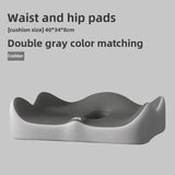 Memory Foam Car Seat Cushion - Universal Lumbar & Buttock Support Pillow