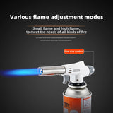 Professional Butane Gas Torch with Adjustable Flame - 1350°C for Cooking, Welding & Camping