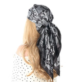 Luxury 90x90cm Silk Scarf – Designer-Inspired Fashion for Women