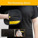Pet Hair Removal Glove – Electrostatic Grooming & Cleaning Glove for Dogs and Cats