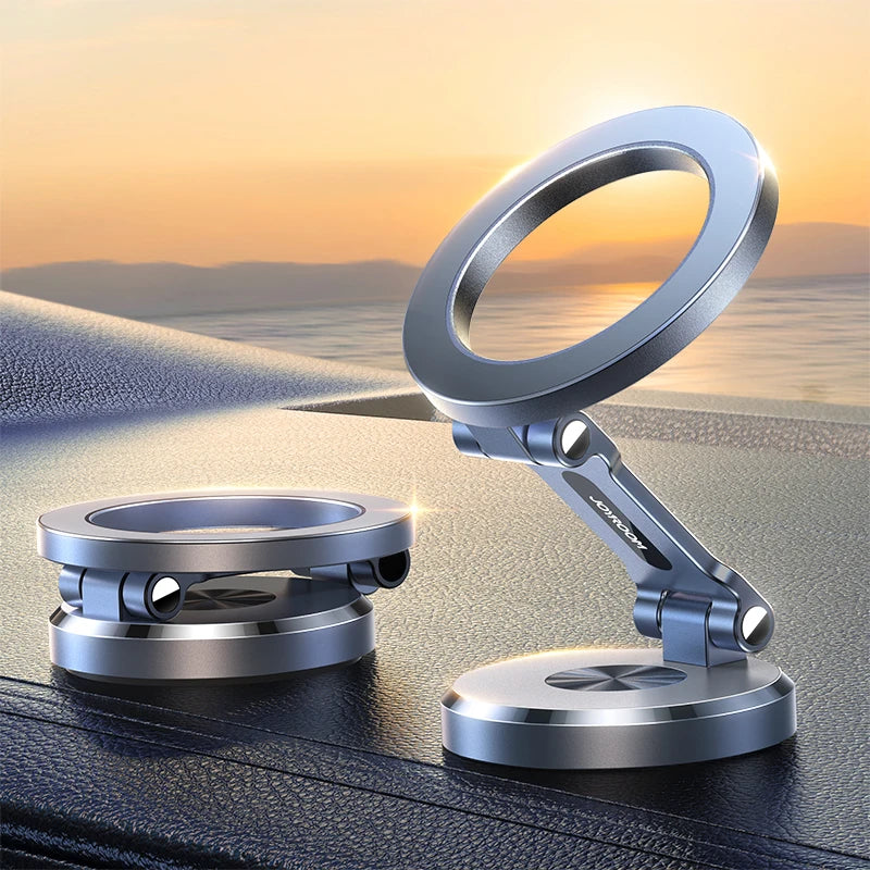 Soporte magnético plegable para teléfono de coche: rotación de 360° y agarre fuerte