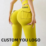 Women's High Waisted Yoga Leggings with Pockets - Tummy Control Workout Pants for Gym & Running