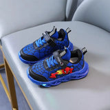 Spiderman LED Light-Up Sneakers for Boys - Kids' Casual Sports Shoes
