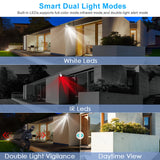8MP WiFi Outdoor Security Camera with AI Human Tracking & Two-Way Audio