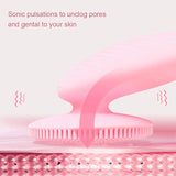 Wireless Silicone Facial Cleansing Brush with 5-Speed Vibration & Anti-Aging Massage