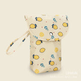 Bolsa organizadora de pañales para bebé, reutilizable, impermeable, bolsa de tela húmeda/seca, bolsa de almacenamiento para pañales de momia para llevar pañales desechables, ropa