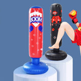 Kids Free Standing Punching Bag - Inflatable Tumbler Boxing Bag for Stress Relief