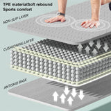 Extra Long Non-Slip Yoga Mat for Tall Men & Women – TPE 6mm Thick Exercise Mat for Home Workouts, Pilates & Stretching