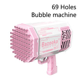 40/69 Hole Bubble Machine - High-Capacity Party Blower for Kids & Adults