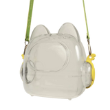 17cm Labubu Doll Storage Bag – Cute Transparent Crossbody Bag for Collectibles
