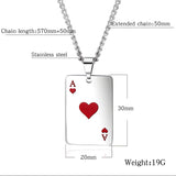 Unisex Hip Hop Square Pendant Necklace – Stainless Steel Streetwear Jewelry
