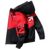Men's High Street Pilot Jacket – Printed Windproof Cargo Coat