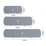 Alfombrilla de silicona para desagüe: almohadilla reutilizable y resistente al calor para cocina y baño para superficies limpias