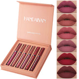 Long-Lasting Matte Liquid Lipstick Set – 6 Shades, Non-Stick & Fade-Resistant