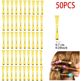 50PCS Hair Perm Rods Set – Multi-Size Cold Wave Curling Rollers for Long & Short Hair