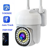 5MP Outdoor PTZ Security Camera with Motion Detection and Two-Way Audio