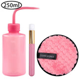 Kit completo de limpieza de pestañas y maquillaje: suave y eficaz para uso diario