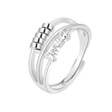 Trendy Geometric Spinner Ring for Women – Fashion Statement Cocktail Jewelry