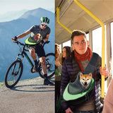 Breathable Pet Carrier Sling Backpack for Small Dogs & Cats – Comfortable Travel Bag for All Seasons