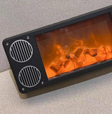 3D Flame Light Bluetooth Speaker with Portable Fireplace Simulation