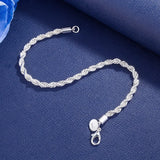 925 Sterling Silver Charm Bracelet – Timeless Elegance for Every Occasion