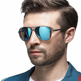 Gafas de sol de piloto AOWEAR para hombre: gafas de sol de piloto polarizadas HD